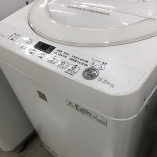 【送料込み】シャープ 全自動洗濯機 2016年製　商品説明お読みください 2016年製 シャープ 全自動洗濯機 ES-G45RC-W | 中古家電と中古