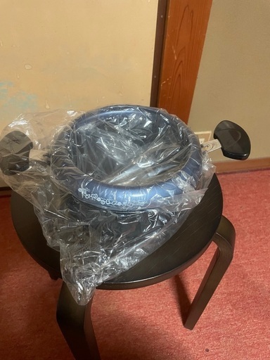 未使用　鉄製両手天ぷら鍋