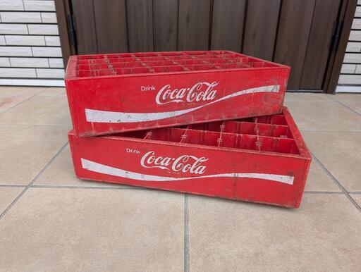 【非売品レトロ】コカ・コーラ  プラスチックケース ビールケース