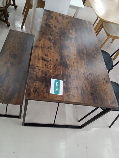 ☆ジモティ割あり☆ IKEA ダイニングテーブルセット ナチュラル H74×W119×D75 クリーニング済み KJ7502  売買されたオークション情報 落札价格 【au payマーケット】の商品情報をアーカイブ公開