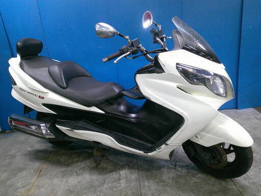 SUZUKI スカイウェイブ250M 白 格安提供車 エンジン始動確認 半額配送