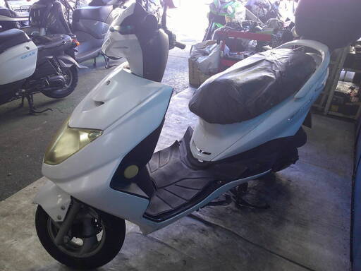 YAMAHA シグナス125Z 白 格安提供車 エンジン始動動画 半額配送