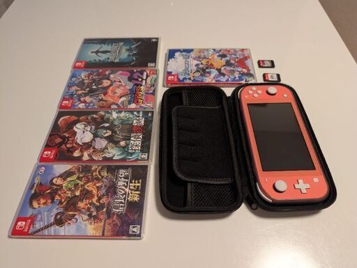 Switchライト+カセット7本付！ Switch ソフト 7本 テレビゲーム