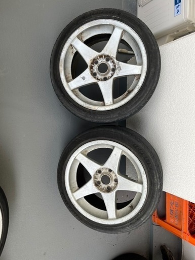 ワーク17インチ タイヤ・ホイールセット バリ溝（work 17インチ9j 売買 