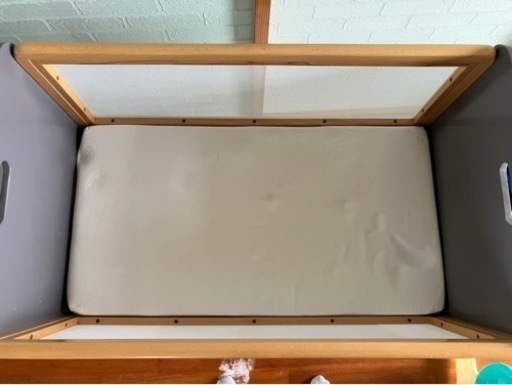 【値下げ中】リリワゴン 大和屋 ベビーベット ゆりかご 新生児 ホワイト リリワゴンⅡ ホワイト