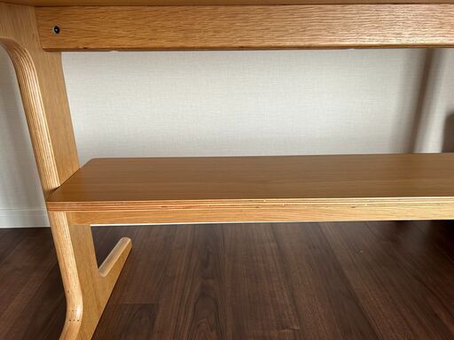 無印良品 リビングでもダイニングでもつかえるテーブル・2・オーク材