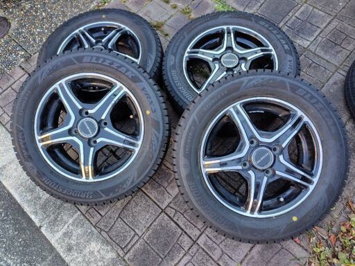 スタッドレス　ホイール4本セットブリヂストン　BS VRX3 195/65R15 スタッドレス ブリジストン BLIZZAK VRX3 165⁄70R14 バリ山