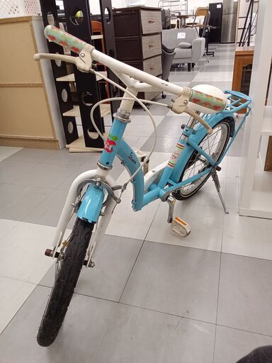 ☆ジモティ割あり☆ 子供自転車 18インチ 水色 クリーニング済み 