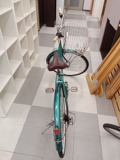 ☆ジモティ割あり☆ 自転車 BAA 26インチ モスグリーン クリーニング