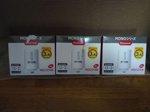 クリンスイ MDC01SW (2個入) 3セット クリンスイ 蛇口直結型 浄水器