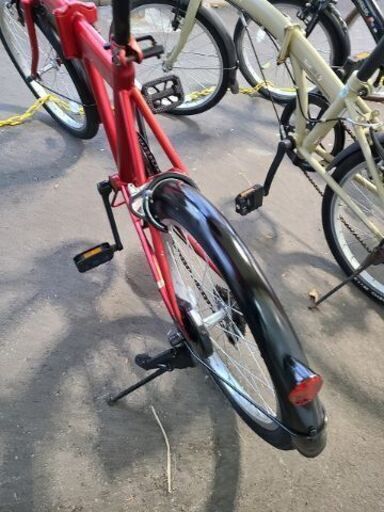 J1118【リユースのサカイ柏店】Jeep 折りたたみ自転車 CHEROKEE レッド