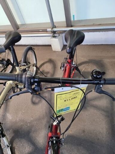 ☆店頭にて試乗可☆ J6442 折りたたみ自転車 レッド 20インチ 6ギア