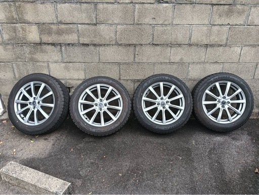 バリ山 スタッドレスタイヤ4本セット ③2024年製185/60R15バリ山！中古
