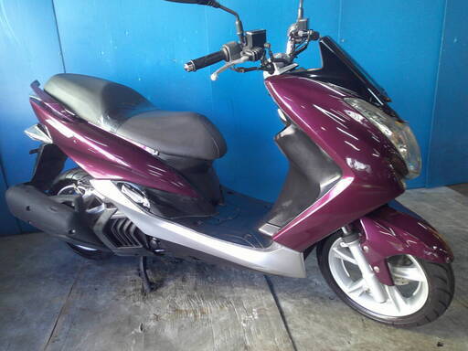 YAMAHA マジェスティ155S 赤 エンジン始動確認 自賠責保険で乗れます 半額配送キャンペーン 現状渡し諸経費￥0- 横浜 P-Yard YAMAHA JOG-5 赤自賠責保険で乗れます 半額配送キャンペーン 期間限定