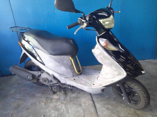 SUZUKI アドレスV125 黒 格安提供車 エンジン始動動画 半額配送