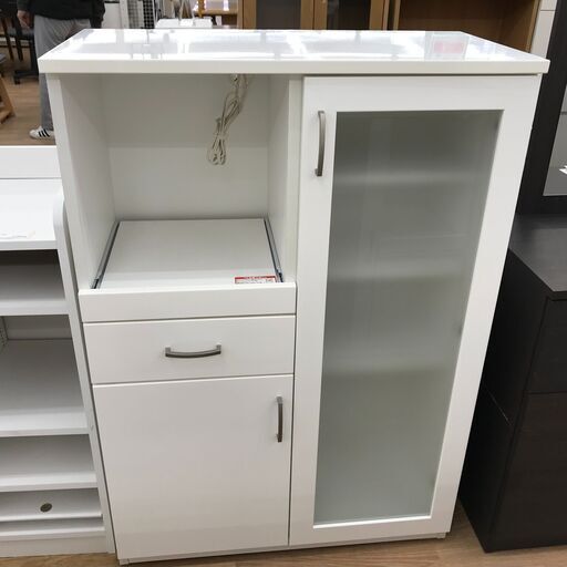☆ジモティ割あり☆ ベガコーポレーション レンジ台 アッシュグレー H91×W90×D42