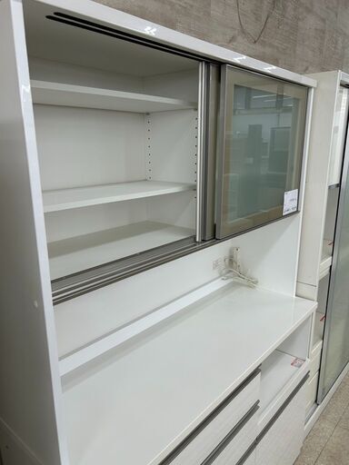 製品案内】 食器棚BRM-1855DGHWH | 株式会社白井産業 ☆ジモティ割あり☆