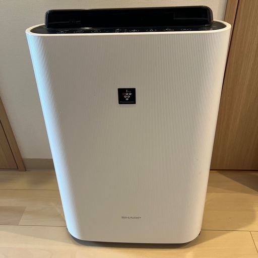 【美品】 シャープ　SHARP 加湿空気清浄機　KC-F50-W