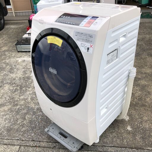 新春セール】２０１７年製 日立 ビッグドラム かたい スリム ドラム式洗濯乾燥機 （