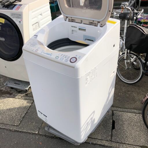 中古 洗濯9.0kg 乾燥4.5kg 縦型洗濯乾燥機 シャープ ES-TX940-N 2015年製造 節水 槽クリーン 6ヶ月保証付き-COSMO  SPACE online