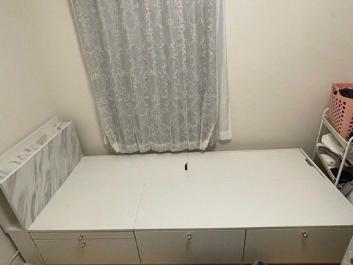 Francfranc エルドラド チェストベッド セミシングル (マットレス付