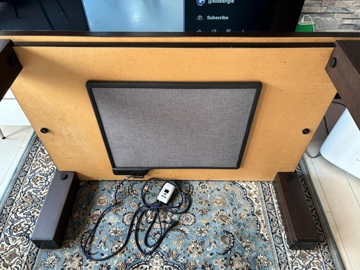 NITORI ニトリ 木目 長方形 こたつパネル式ヒーター幅120cm Used NITORI 木目 長方形 こたつ、パネル式ヒーター幅120cm Used