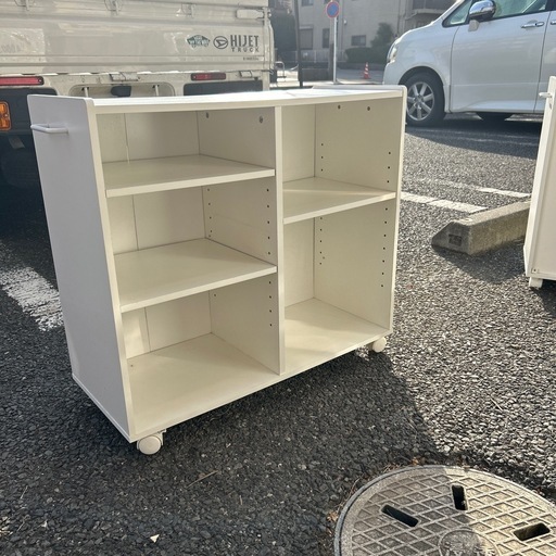 キャスター付き カラーBOX 収納家具 在庫2点あ