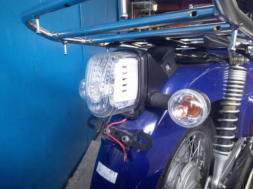 HONDA スーパーカブ50-3プロ 青 エンジン始動動画 自賠保険で乗れます