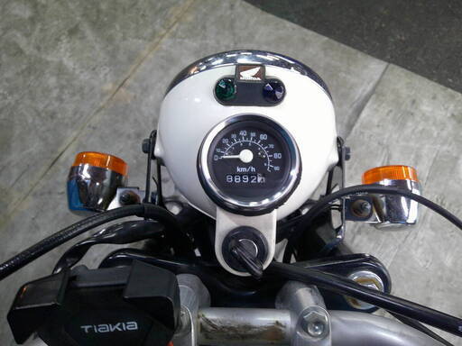 HONDA エイプ100 白 エンジン始動動画 自賠責保険で乗れます 半額配送