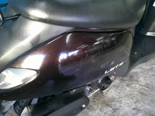 SUZUKI レッツG 茶 格安提供車 エンジン始動動画 半額配送キャンペーン