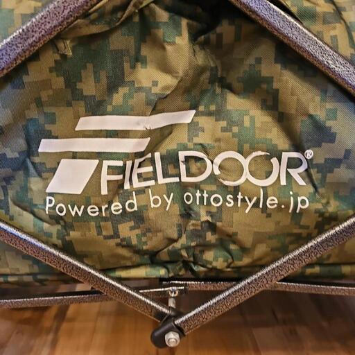 FIELDOOR キャリーカート キャリーワゴン 折りたたみ 迷彩 カモフラ