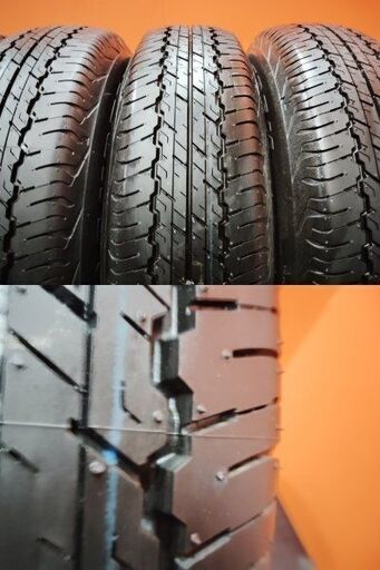 タイヤ新車外し バランス済【DL AT20 195/80R15】夏タイヤ【三菱