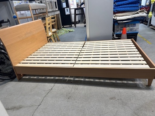 天然木材シングルベッド(高級品) (四月の風) 江波のベッド《シングル