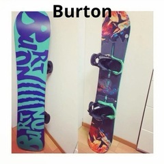 BURTON スノーボードセット138cm LEXAビンディング付き BURTON スノーボードセット138cm LEXAビンディング付き
