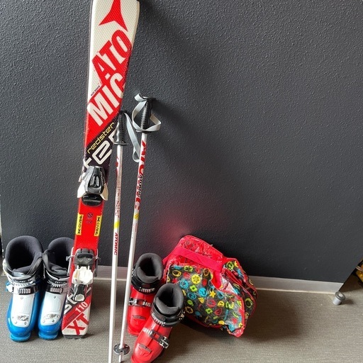 スキーセット ジュニア Blizzard 110mm ブーツ18.0cm スキーセット