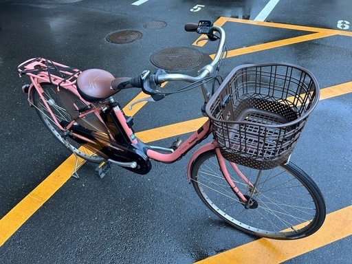 引き取り】自転車 シティサイクル 赤（ワインレッド） （26インチ 