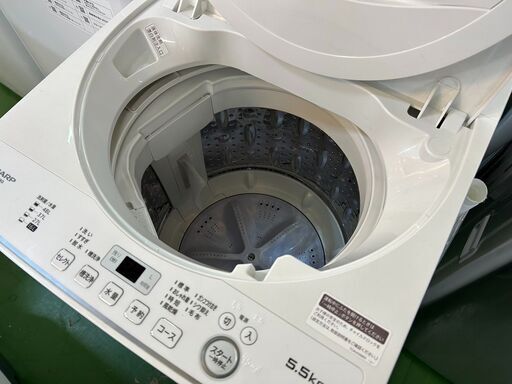 愛品館八千代店】保証充実SHARP2018年製5.5kg全自動洗濯機ES-GA5B【愛