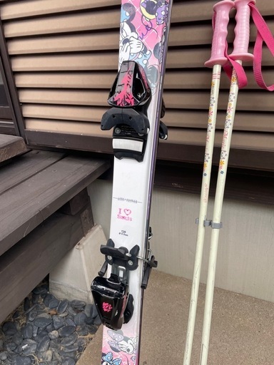 メンテ済 120cm 靴22cm HART 子供用スキーセット □□送料無料□BXB□子供用スキーセット□板86/靴18.5