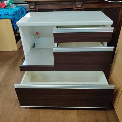 愛品倶楽部柏店】ユーアイ キッチンカウンター アーモンド 日本製 