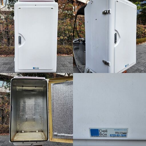 ☆4ストFiジャイロキャノピー「走行1.8万km台」特大Deli Box 自賠責