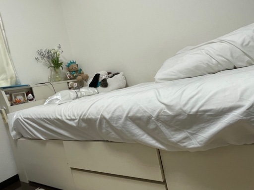 シモンズ シングルベッドフレーム 木製 美品】SIMONS シングル木製