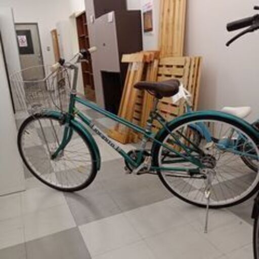 ☆ジモティ割あり☆ 自転車 26インチ 緑色 クリーニング済み TC2496 ☆ジモティ割あり☆ 自転車 26インチ 緑色 クリーニング済み TC2496