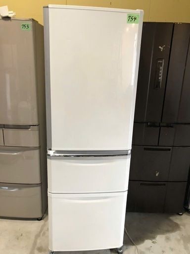 NO 754 ★格安特価★福岡市内配送設置無料★三菱電機 MITSUBISHI ELECTRIC 冷蔵庫 Cシリーズ (370L・右開き) 3ドア パールホワイト MR-C37A-W 傷あり NO 754 ?福岡市内配送設置無料✨? 三菱電機 MITSUBISHI ELECTRIC