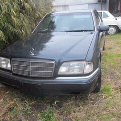 MB-2002-Cクラス左ハンドル50000キロ台実走行書類あり