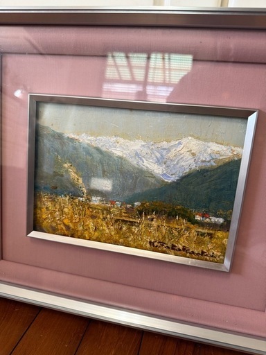 13.「南アルプス連峰」髙橋一善 油絵 13.「南アルプス連峰」髙橋一善 油絵