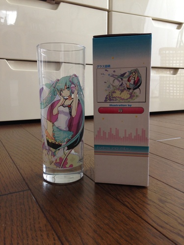 初音ミクのグラス
