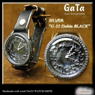 手作り時計職人ブランド【GaTa】 シルバー製【Dobin Silber Black  