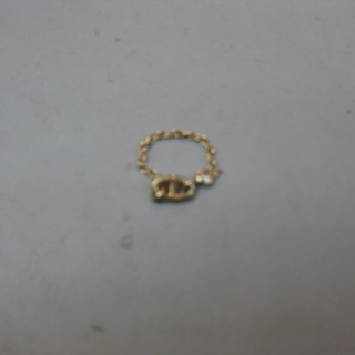 エルメス　K18ダイヤ付きチェーンリング　2007年モデル　キオ