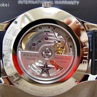 ★新品★ゼニスNEWエリート ウルトラシン 黒 03.2010.681/21C493