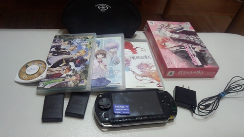 売れましたPSP 本体＋乙女ゲーム3作・一般ゲーム2作セット